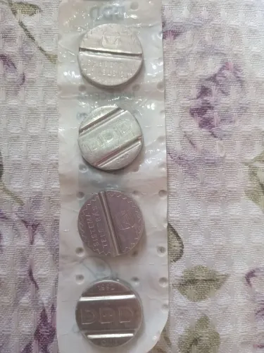 Fichas telefônicas lacradas DDD
