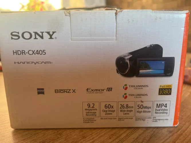 Filmadora Sony Handycam HDR-CX405 ZERADA [Na Caixa - Nunca Usada]