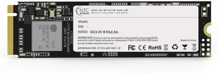 SSD NTC - 256GB, NVME, M.2 2280 FRETE GRÁTIS EM MACEIÓ