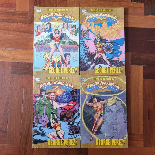 Lendas do Universo DC: Mulher-Maravilha - George Pérez (4 Volumes) Lacrado