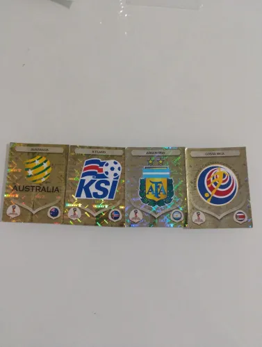 4 escudos de 2018 copa originais