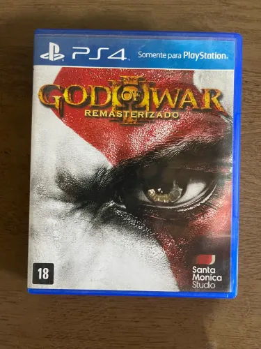 God of War 3 Remasterizado PS4 - Mídia Física Original Perfeita
