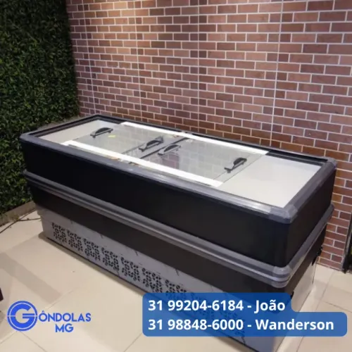 Ilha freezer para congelados