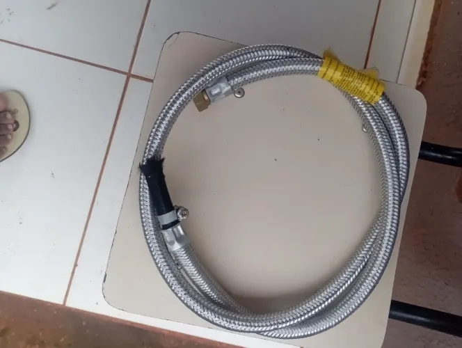 Mangueira ideal prá gás canalizado.