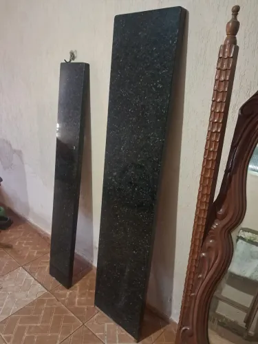2 pedras em granito verde angra para balcao
