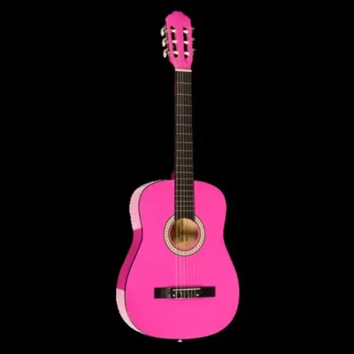 Violão Rosa Cordas de Nylon
