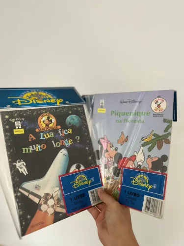 RELÍQUIA ANOS 90: Lote 2 Livros Disney LACRADOS