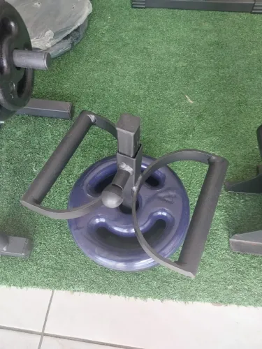 Kettlebell ajustavel musculação + 2x anilhas de 4kg emborrachadas