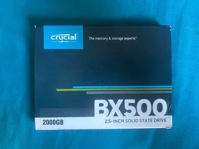 ssd bx500 2tb Crucial novo lacrado