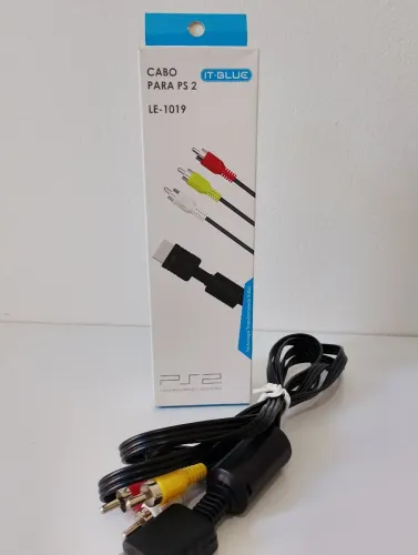Cabo AV PS2 PS3 (Novo)