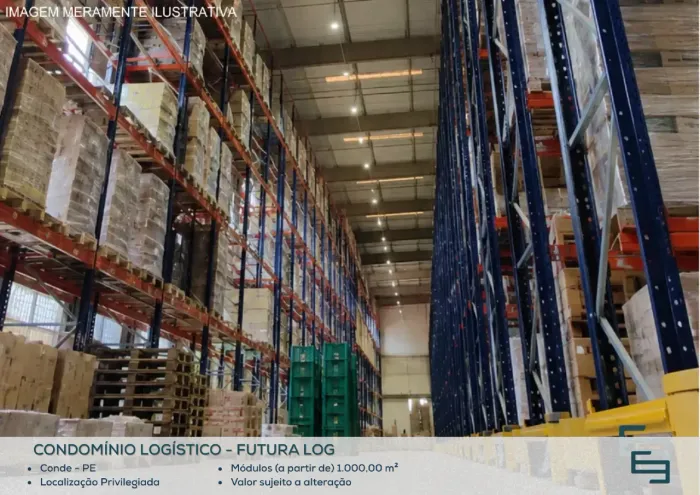 Galpão para alugar em Conde/PB com 1.200 m² em condomínio logístico