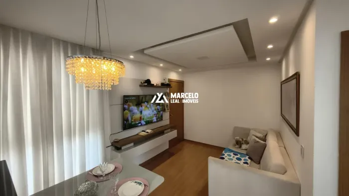 Apartamento no 4º andar posição sol nascente, com 2 Quartos à Venda no Parque Vi