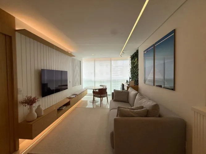 CONDOMÍNIO MAR DO CARIBE! Apartamento 3 quartos, suíte, prédio frente mar da Praia de Itap