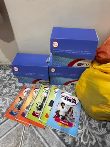 LIVROS DE APOIO PARA O ENEM OU COLÉGIO MILITAR - FTD - ENSINO MÉDIO