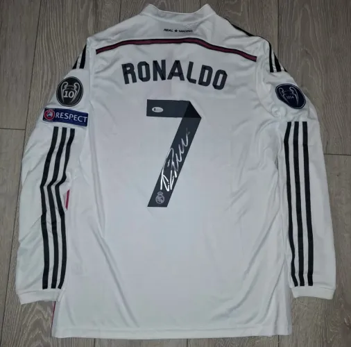 Camisa Real Madrid Assinada Cristiano Ronaldo
