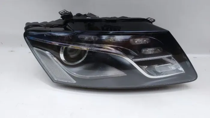 Farol Audi Q5 08 A 12 C/modulo Full Led Xenon Masc Negra Direito/passageiro