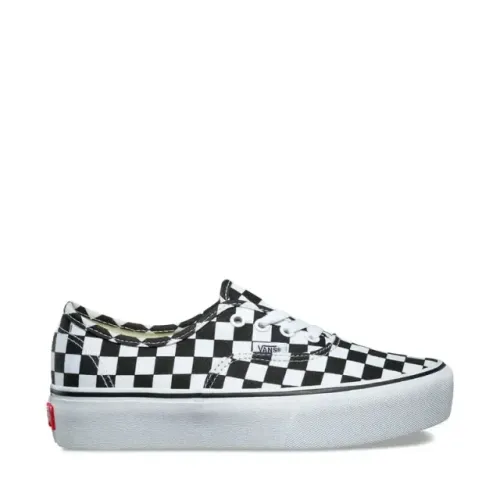 Tênis Vans Authentic Platform Checkerboard Preto/Branco