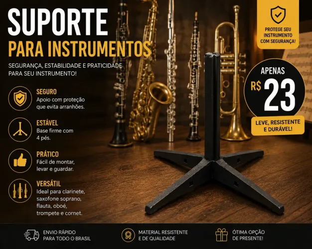 Suporte para instrumentos