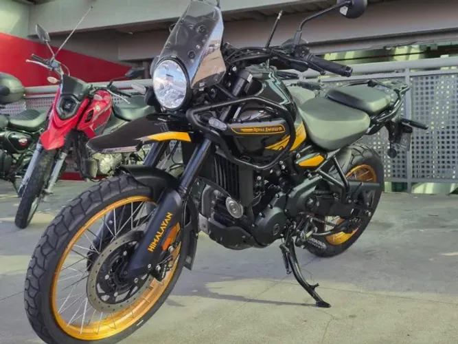 Royal Enfield, Himalayan 450- Preta 2025 - Top De Linha (Sem Câmara)