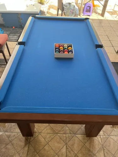 Mesa jantar e sinuca Black Ball azul