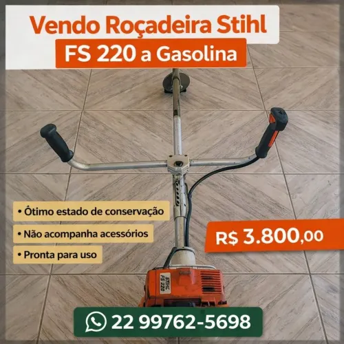 Vende-se roçadeira Stihl 220