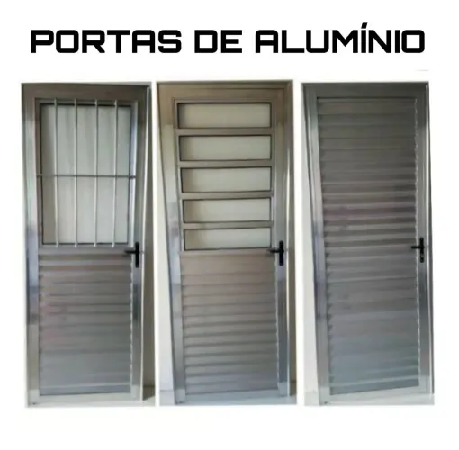 Porta Alumínio Postigo Basculante Veneziana (Nova)