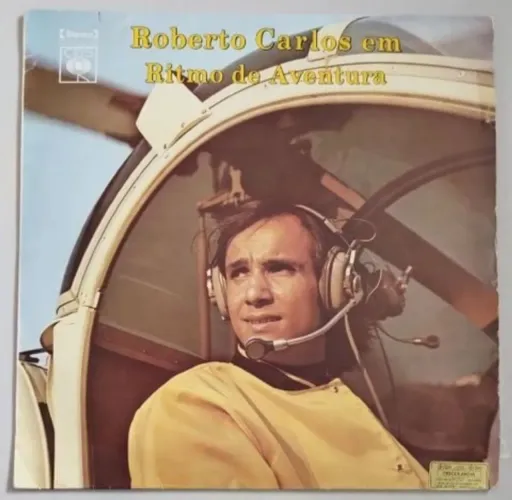 LP disco de vinil Roberto Carlos Em Ritmo de Aventura - 1971 Erasmo Carlos Jovem Guarda