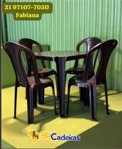 Conjunto de mesa com cadeiras para jardim 