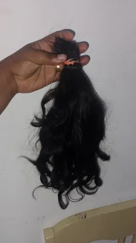 Cabelo humano liso ondulado 