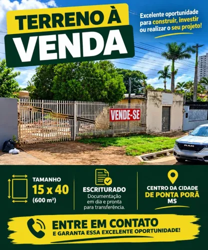Terreno 15x40 (vendo)