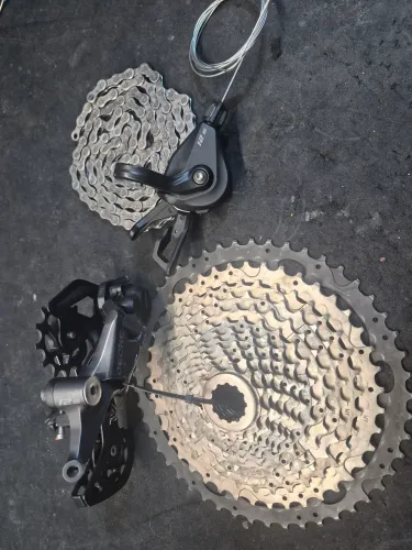 Kit grupo shimano Deore 12v