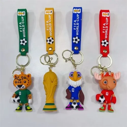Mascote da Copa + Taça - Chaveiros