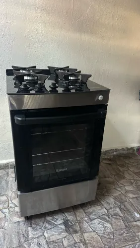 Fogão Itatiaia 4 Bocas Itaglass Plus INOX - Bivolt