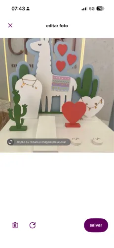 Expositor de joias infantil em madeira