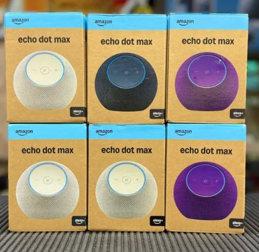 Echo Dot Max Branca, Grafite e Roxa R$ 899,00 PARCELAMOS EM ATE 18X COM JUROS