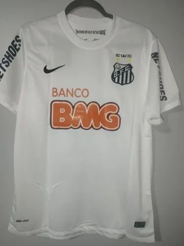 Camisa do Santos Branca Retrô 2011/12 Neymar Tam GG