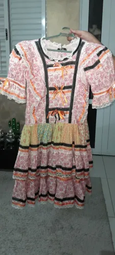 Vestido de festa junina infantil