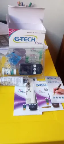 Medidor de glicose no sangue G.tech free