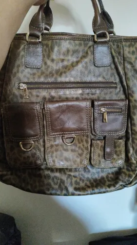 Bolsa de couro luz da lua