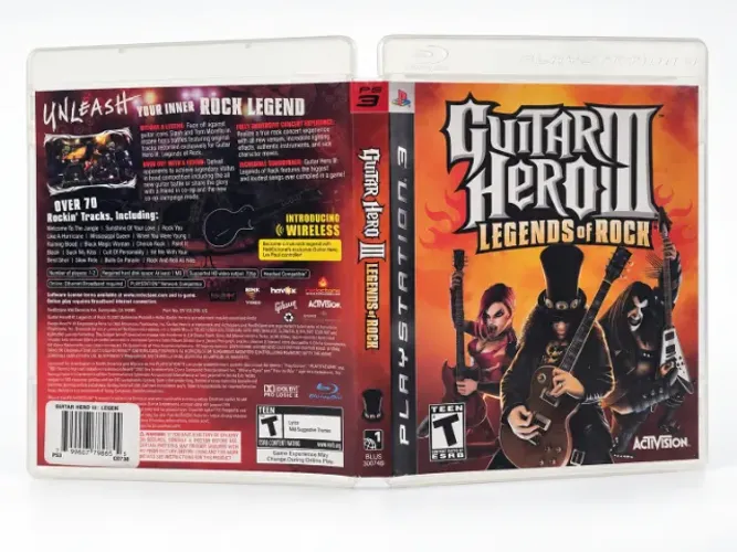 Guitar Hero III: Legends of Rock (PS3)