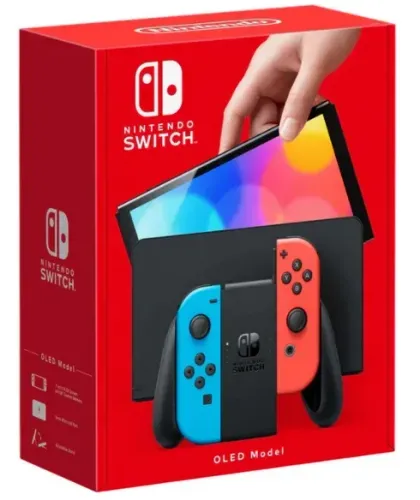 Console Nintendo Switch Oled Neon Desbloqueado 515GB + Frete Grátis + 12 Meses Garantia!
