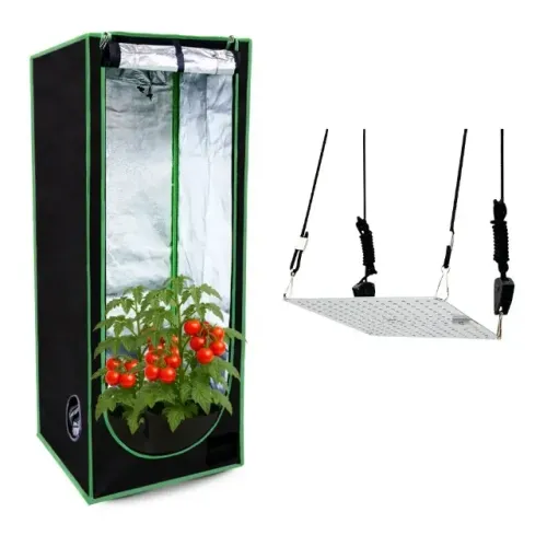 Estufa Grow 60x60x1,40 + Luz Led Full Spectrum 200W.
