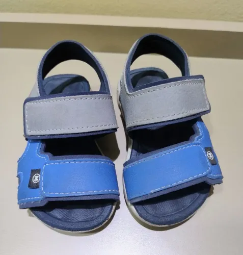 Sandália infantil Molequinho azul - Tam 19