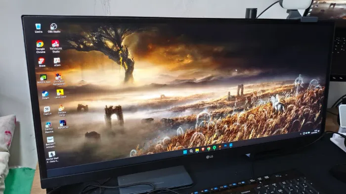 Monitor LG Ultrawide 29'' Com Pé e Fonte Originais