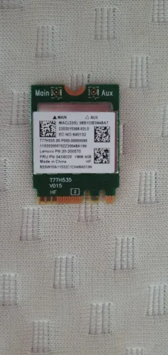 Placa de Rede Sem Fio Wi-Fi + Bluetooth Original Lenovo G40
