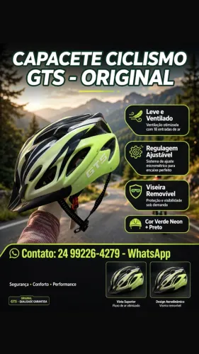 Capacete GTS ciclismo