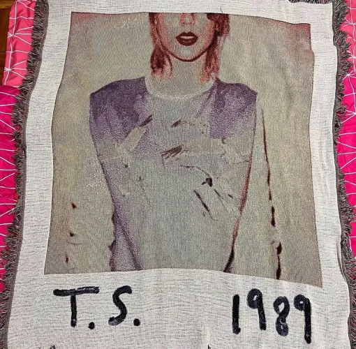 Cobertor manta tapeçaria Taylor Swift 1989