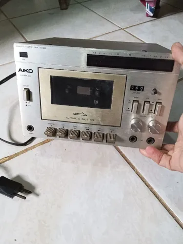 Tape deck Aiko TD-3000 usado Ler anúncio