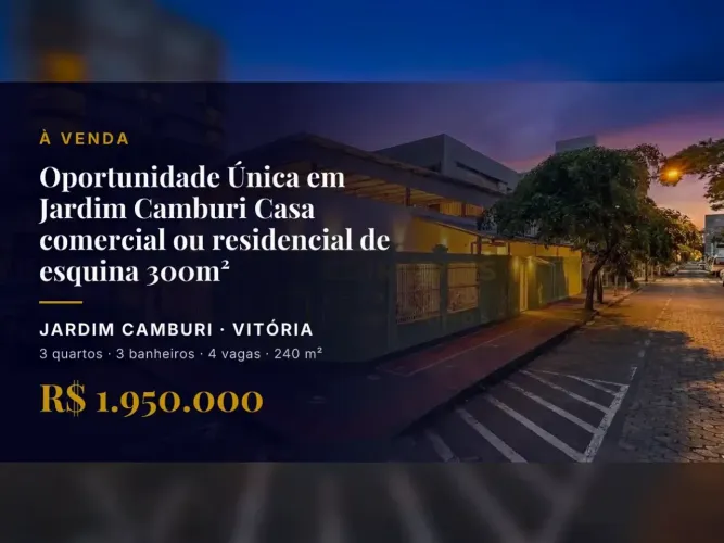 Casa Versátil em Jardim Camburi: Perfeita para Morar ou Trabalhar!