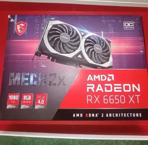 placa de video Amd 6650 xt 8 gigas